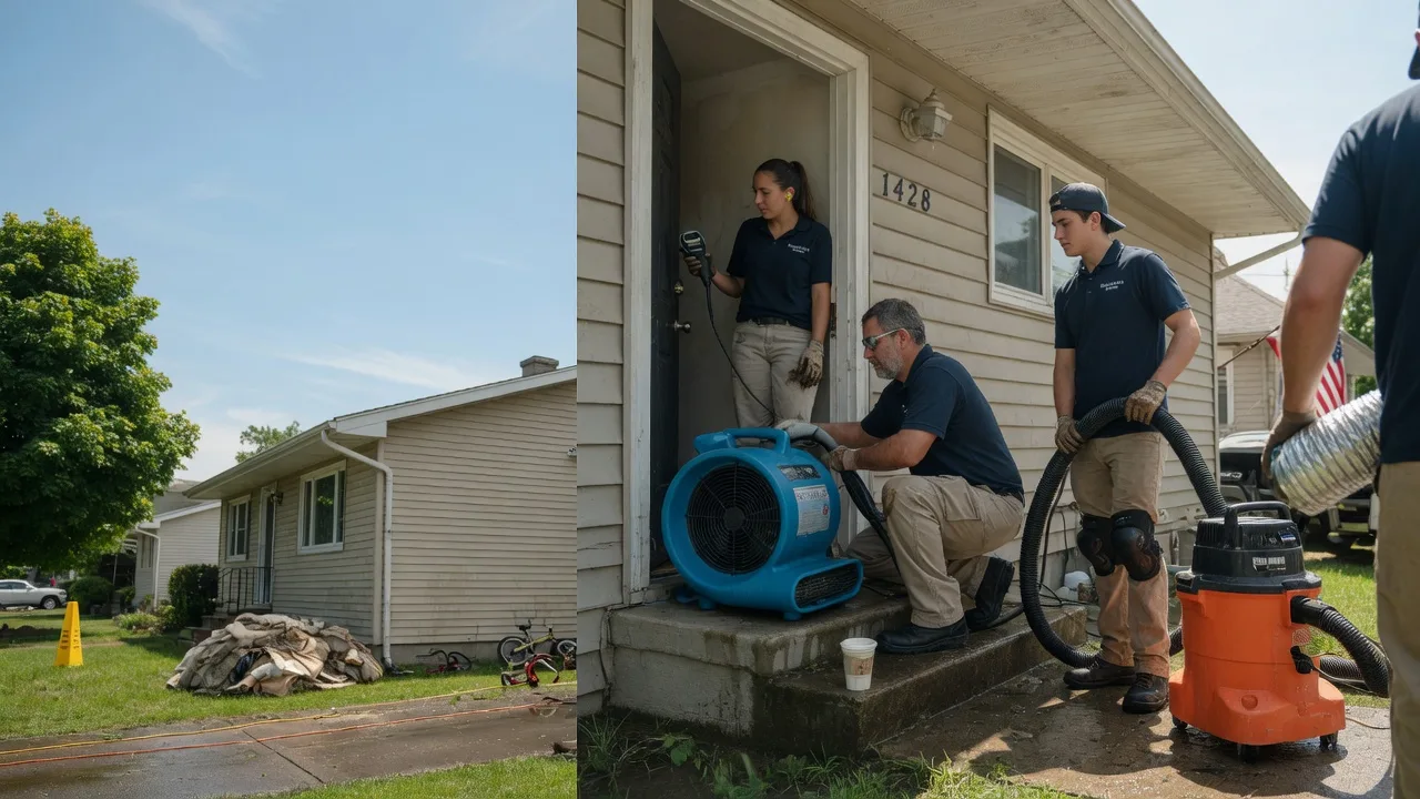 Water Damage Restoration in Larwill, IN near me